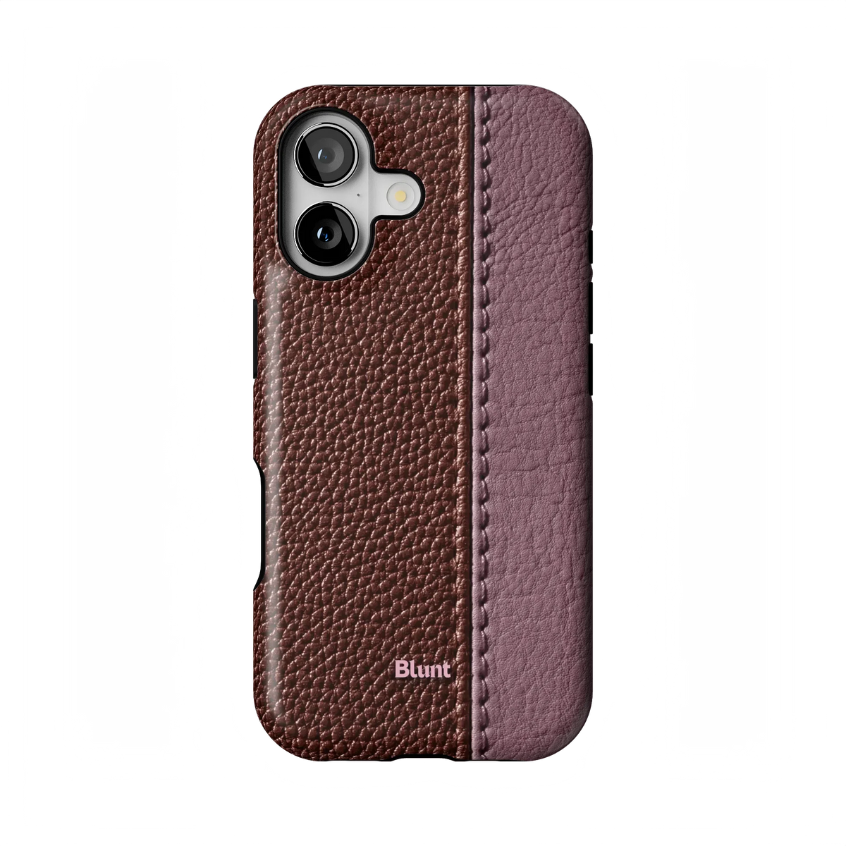 Maroon Grain iPhone Case