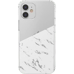 Let's Split | Half White Clear Marble Case
