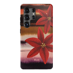 Crimson Bloom Samsung Case