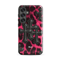 Leopard Cross Samsung Case