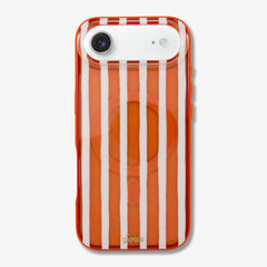 Abstract Stripe Pumpkin MagSafe® Compatible iPhone Case