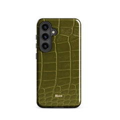 Olive Croc Samsung Case