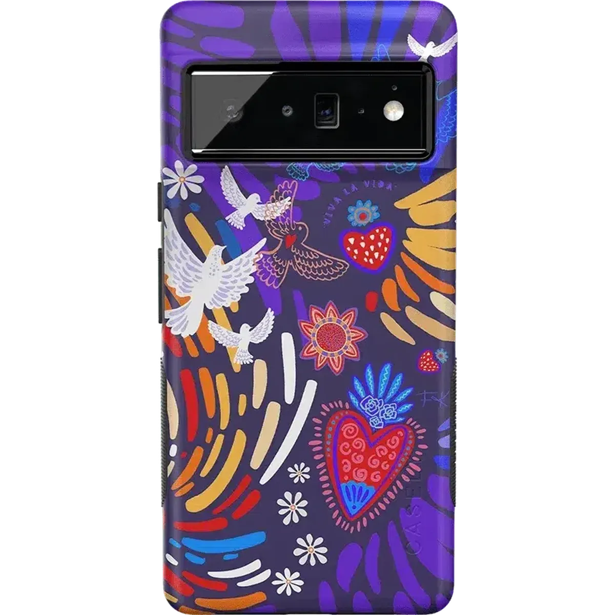 Viva La Vida | Frida Kahlo Collage Floral Google Pixel Case