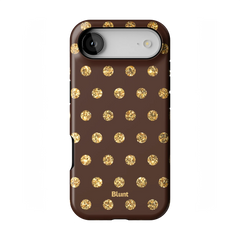 Gold Polka iPhone Case