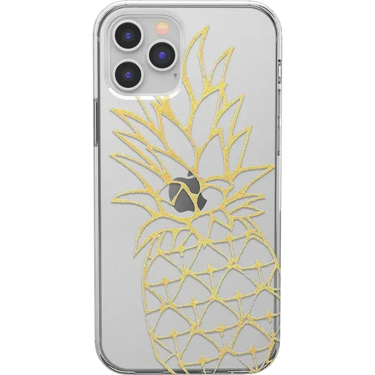 You're a Fine-Apple | Gold Pineapple Clear Case