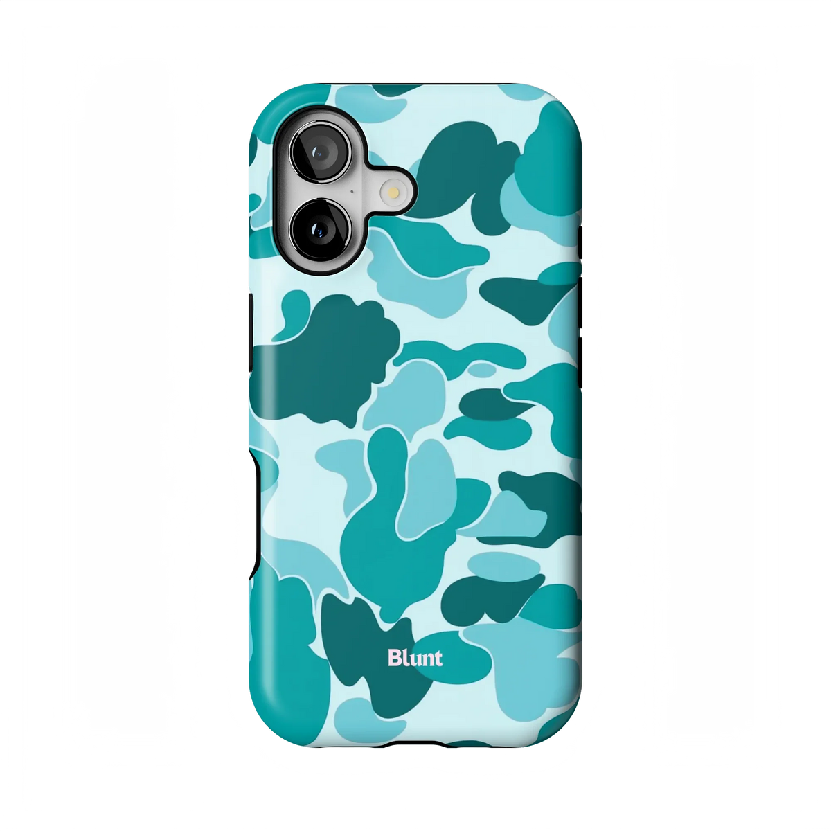 Aqua Camo iPhone Case