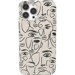 We're All Human | Minimal Face Art Case