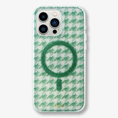 Happily Houndstooth MagSafe® Compatible iPhone Case
