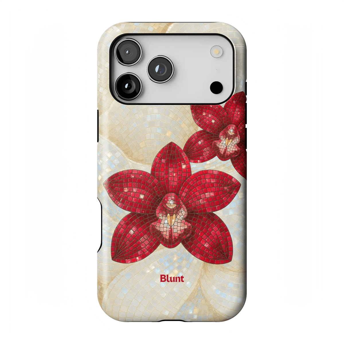 Crimson Orchid iPhone Case