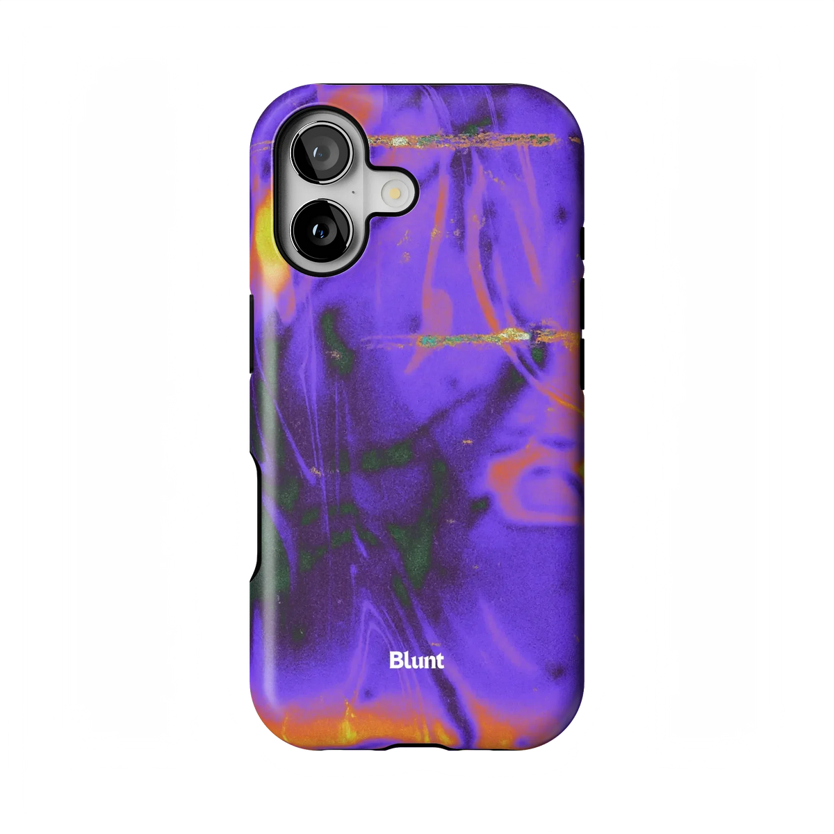 Violet Static iPhone Case