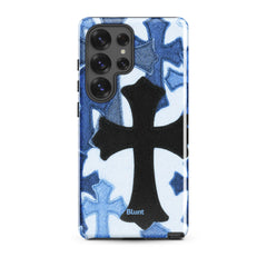 Denim Cross Samsung Case