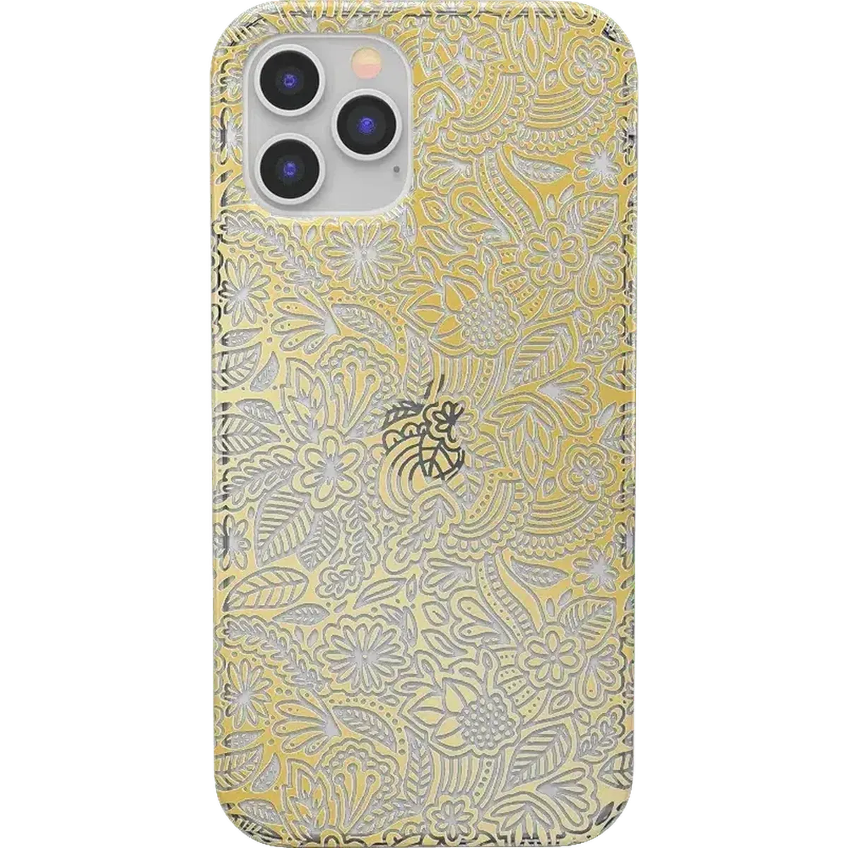 Floral Mandala | Rose Gold Clear Case