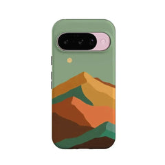 Endless Peaks | Colorblock Mountain Google Pixel Case