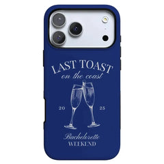 Last Toast | Blue Coastal Bachelorette Case