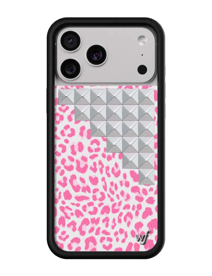 Pink Meow Stud iPhone Case