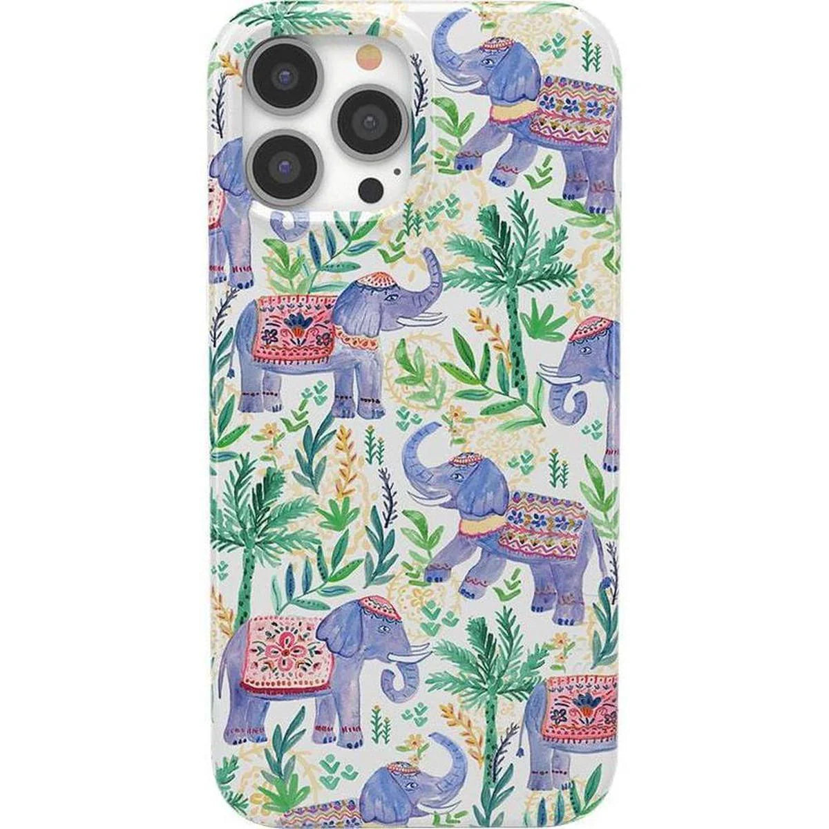 Pastel Gardens | Watercolor Elephant Floral Case