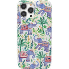 Pastel Gardens | Watercolor Elephant Floral Case
