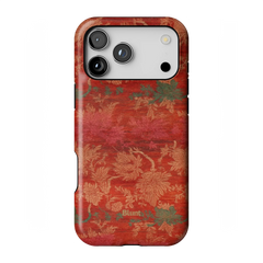 Crimson Tapestry iPhone Case