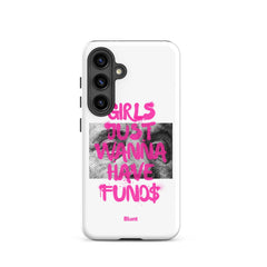 Fund$ White Samsung Case