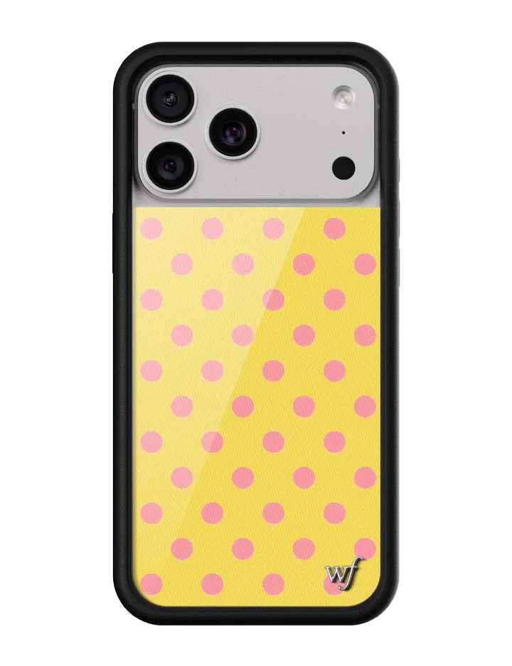 Polka Dot | Yellow and Pink iPhone Case