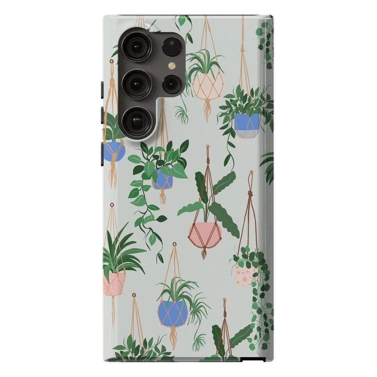 Hanging Around | Potted Plants Floral Samsung Case