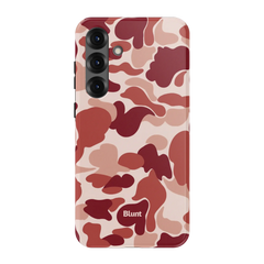 Reddish Camo Samsung Case