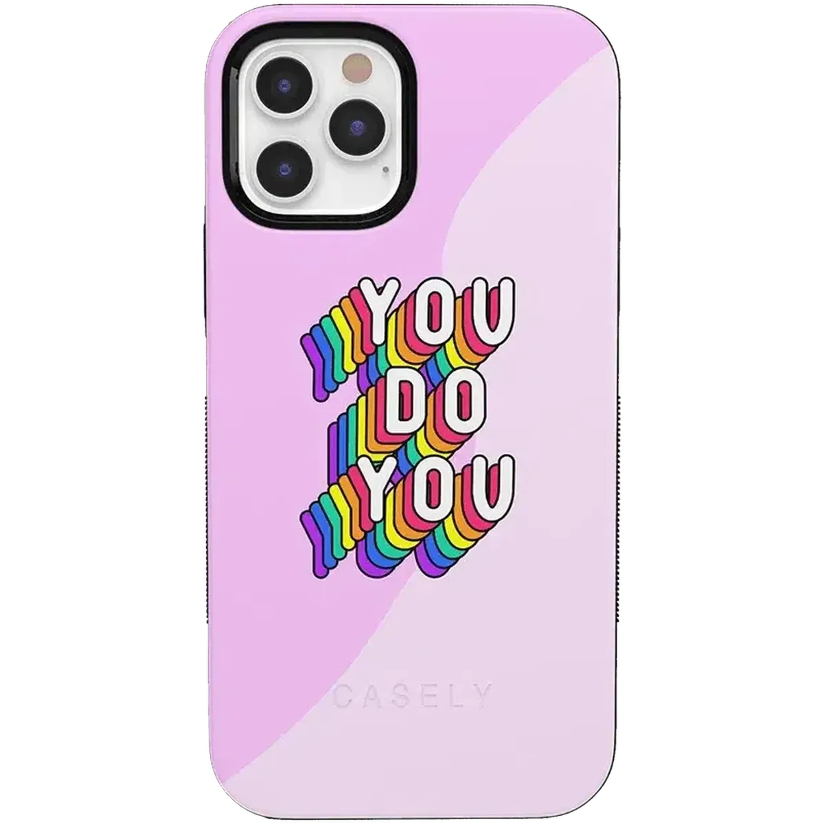 YOU DO YOU | Purple Print iPhone Case