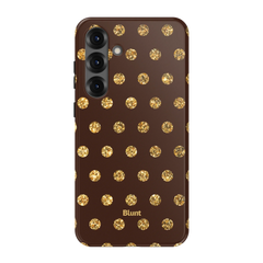 Gold Polka Samsung Case