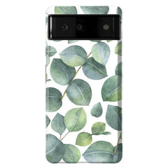 Leaf Me Alone | Green Floral Print Google Pixel Case