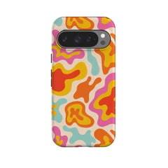 Tropical Color Splash | Abstract Retro Google Pixel Case