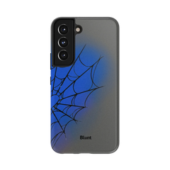 Grey Blue Web Samsung Case