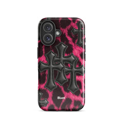 Leopard Cross iPhone Case