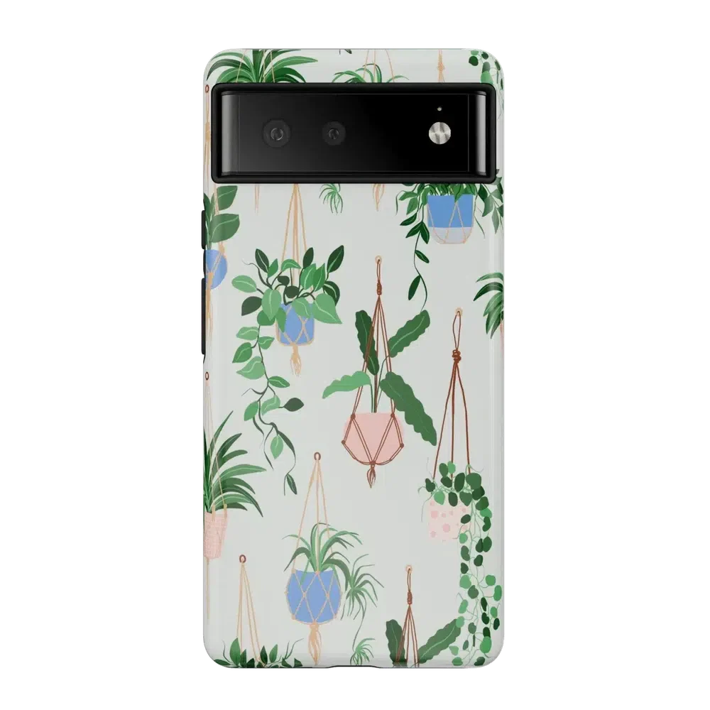 Hanging Around | Potted Plants Floral Google Pixel Case