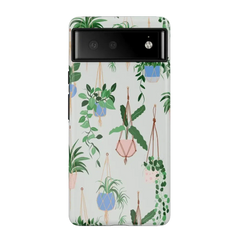 Hanging Around | Potted Plants Floral Google Pixel Case