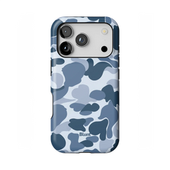 Bluish Camo iPhone Case