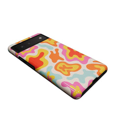 Tropical Color Splash | Abstract Retro Google Pixel Case
