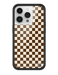 Checkers | Brown iPhone Case
