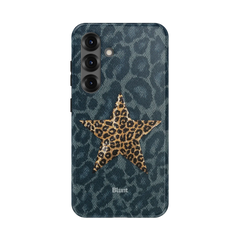 Denim Cheetah Samsung Case