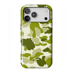 Lime Camo iPhone Case