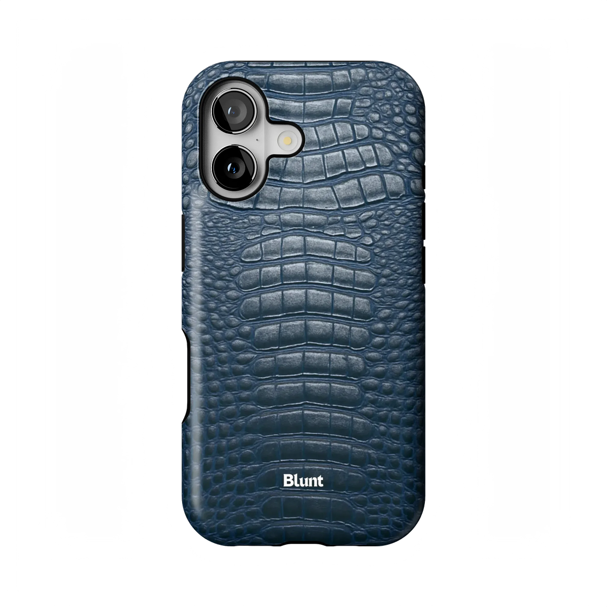 Navy Croc iPhone Case