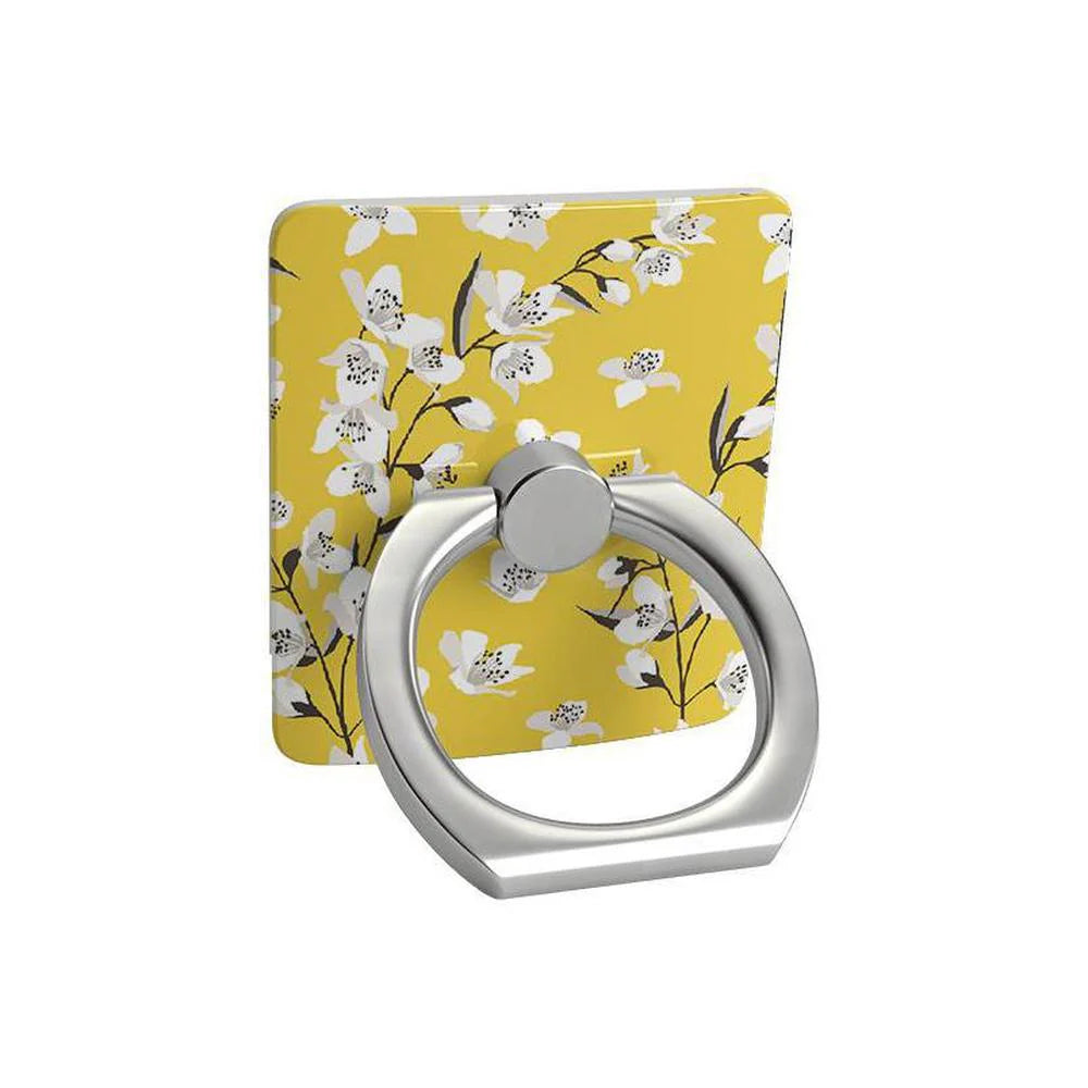 Floral Forest | Yellow Cherry Blossom Floral Phone Ring