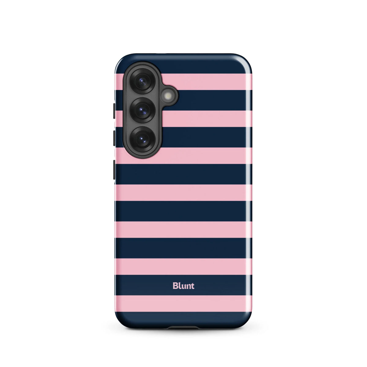 Blueberry Blush Stripe Samsung Case