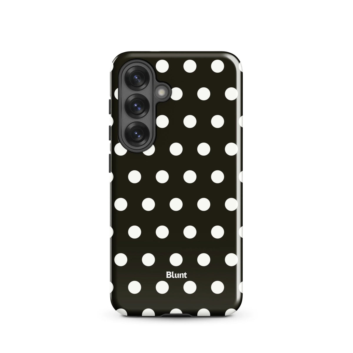 Noir Polka Samsung Case
