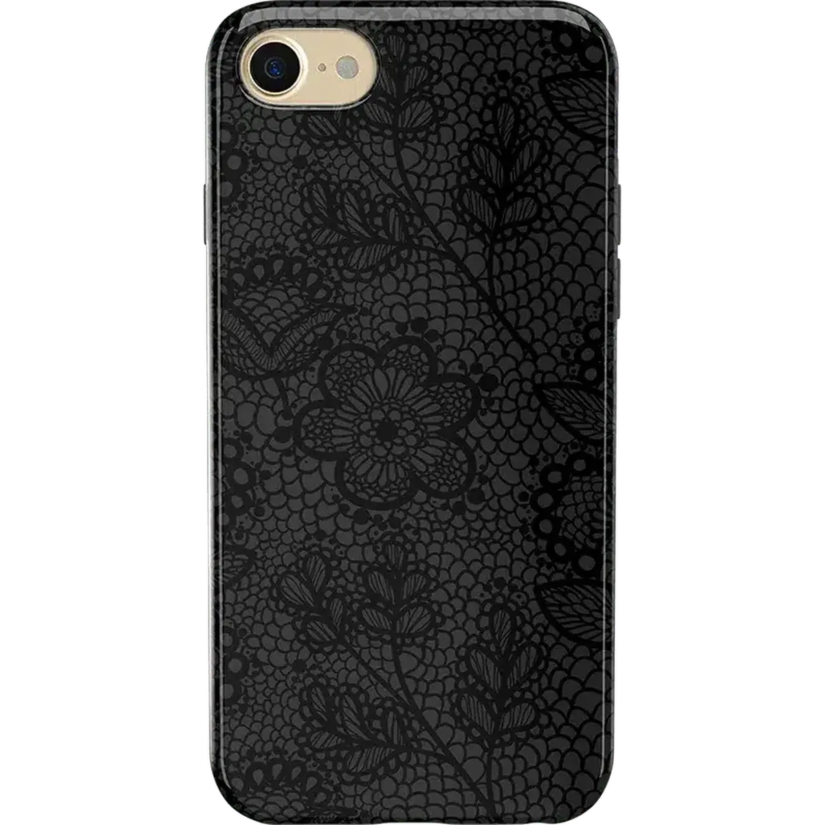 Lace Me Up | Black Floral Case