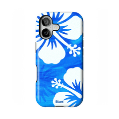 Blue Hibiscus iPhone Case