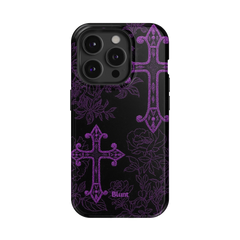 Purple Cross iPhone Case