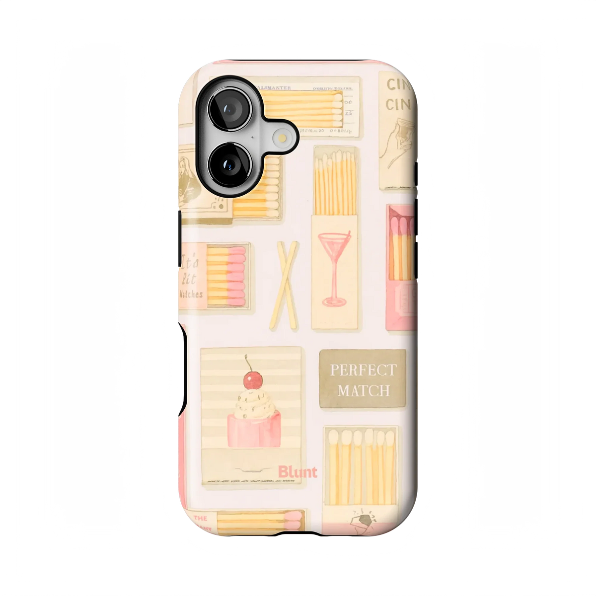 Pink Match iPhone Case