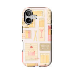 Pink Match iPhone Case
