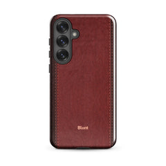 Crimson Hide Samsung Case