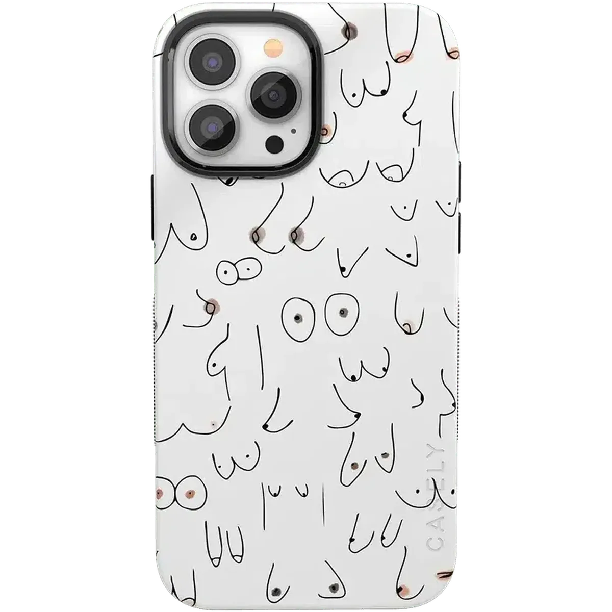 I'm With Her | Black & White Boobs Case